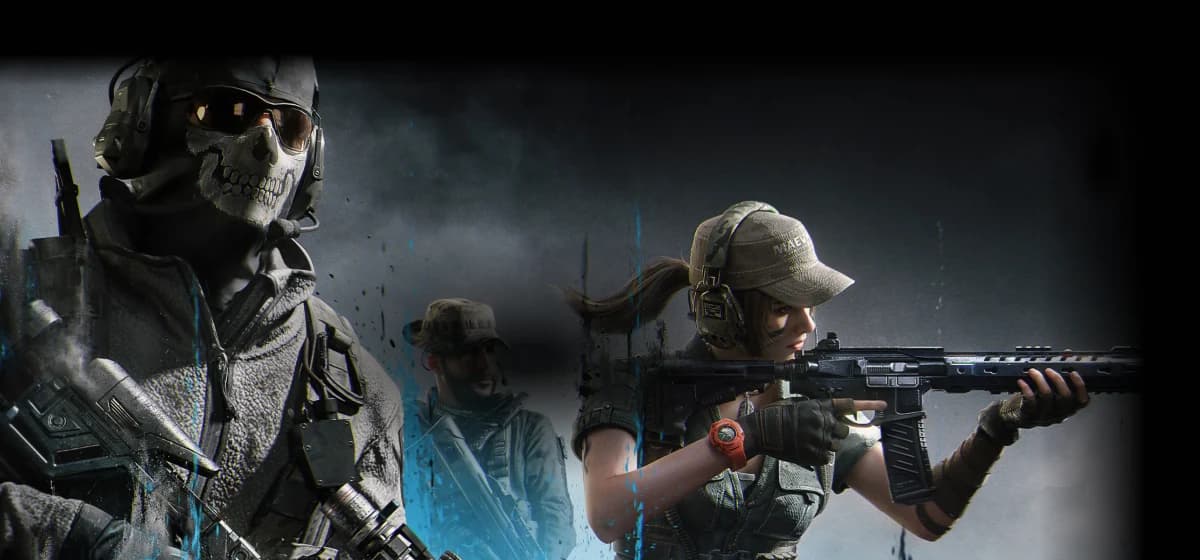 Call of Duty Mobile action artwork for the PlayMechi tournament stream
